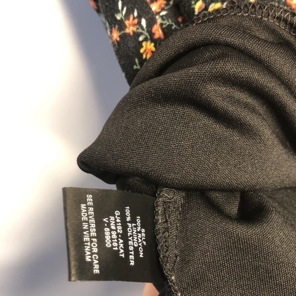 GYPSIES & MOONDUST FLORAL SPRING BABY DOLL DRESS SIZE XS - Picture 8 of 9